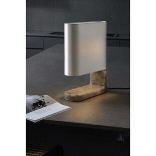 爆款跨境大理石台灯卧室床头布艺装饰台灯厂家创意简约书房led灯