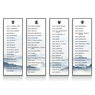 稻盛和夫京瓷哲学78条办公室装饰画名言画走廊励志公司文化墙挂画