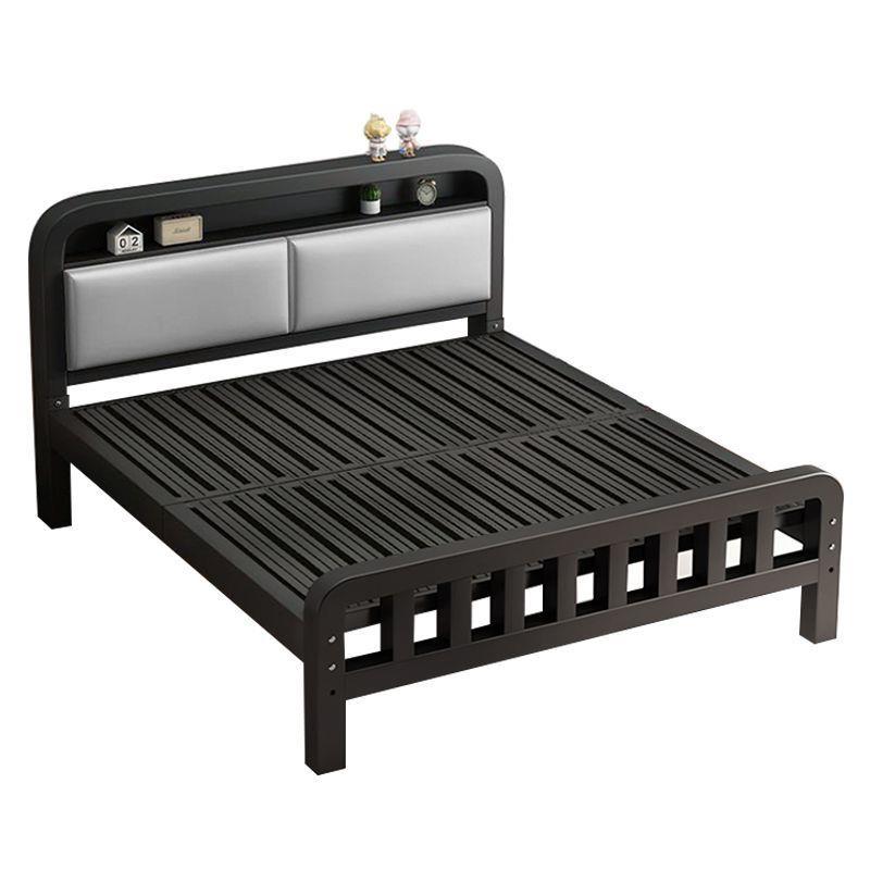 米双人床加厚加固出租屋米1家用欧式铁艺床单人床铁架床不锈钢