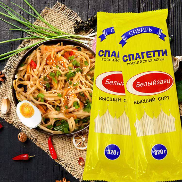 俄雪兔挂面面条320克俄罗斯面粉