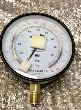 0.4级 双刻度精密压力表  yb-150a 1mpa145psi 150mm