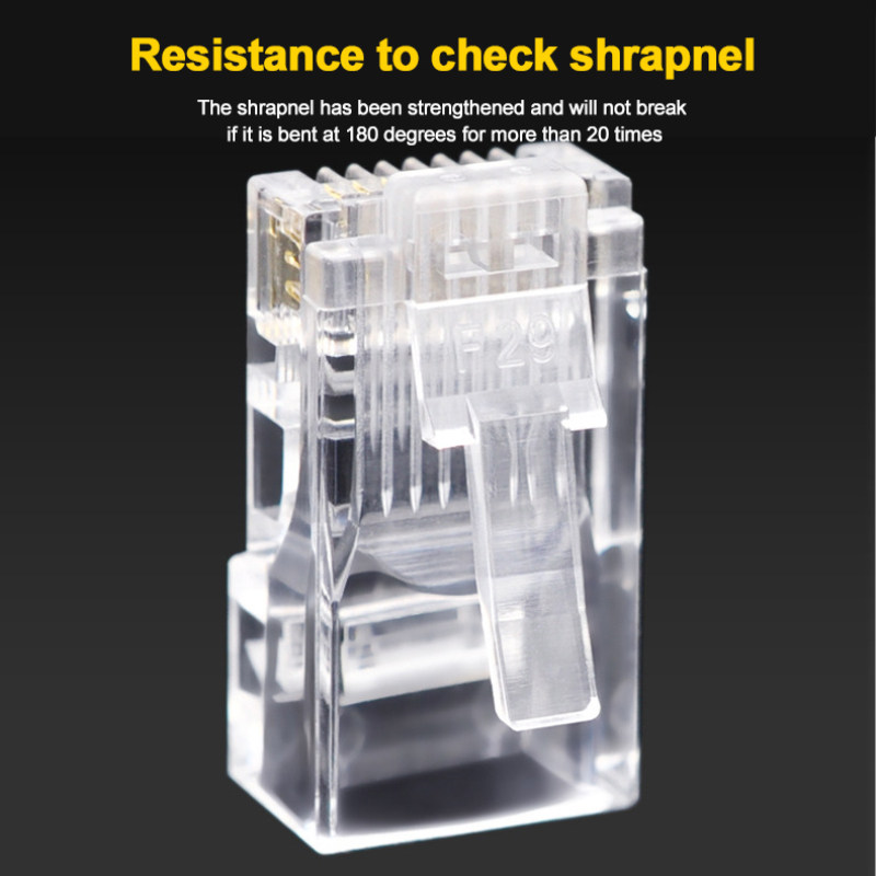 100PCS Cat6 8P8C RJ45 Modular Socket for CAT5 Cat6 LAN Netwo