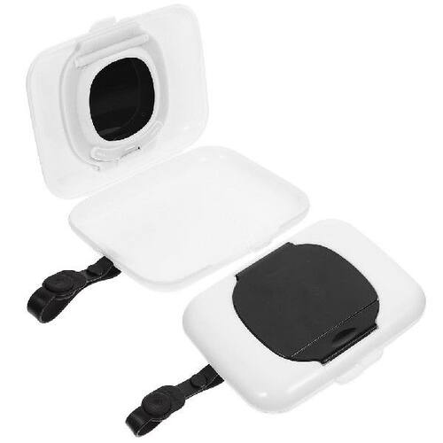 极速2 Pcs Travel Stroller Infant Wipe Box Holder Case Diaper