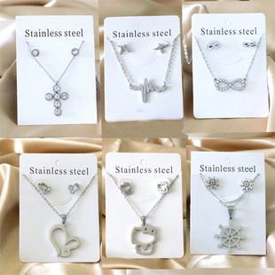 Stainless Steel Jewelry Animals Flowers Pendant