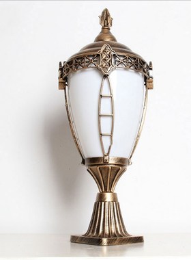 Europe waterproof outdoor pillar lamp fence courtyard commun