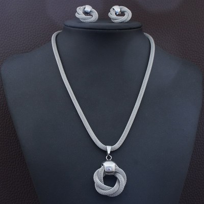 New Hot Wholesale Fashion Stainless Steel Jewelry Sets Penda