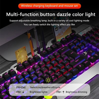 K680RGB rechargeable wireless keyboard and mouse set