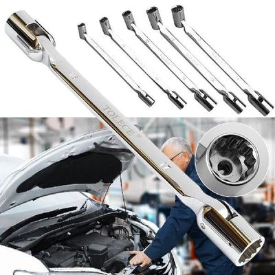 8-14mm Metric Double Flexible Head Socket Wrench Spanner