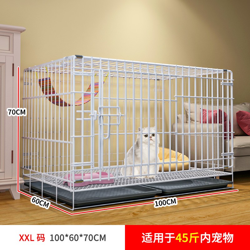 升级猫笼家用猫屋猫舍不占地猫窝厕所猫咪城堡宠物别墅室内猫笼子