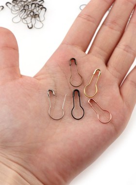100Pcs Metal Pins Calabash Gourd Pear Shape Safety Metal Cli