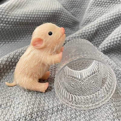 5 Inch Soft Silicone Pig Doll HighQuality Silicone Reborn
