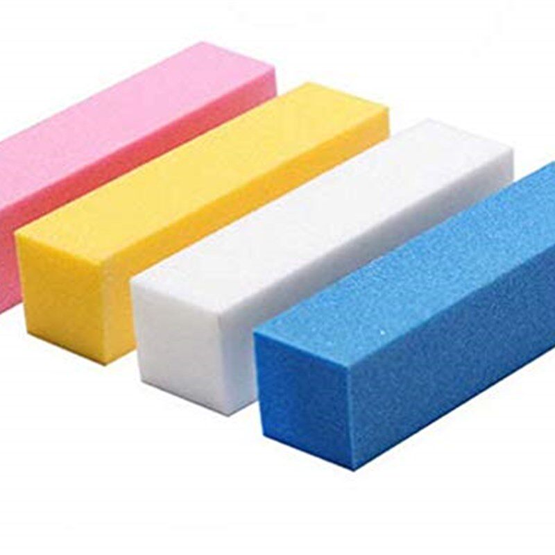 WOIWO 10 PCS Colorful Nail Buffer Block 4 Way Sanding Block