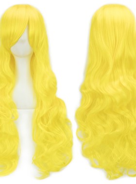 Soowee 30 Colors Long Women Wigs Heat Resistant White Blonde