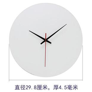 diy手工钟表自制钟面表盘教具空白压克力板创意全套机芯时钟挂