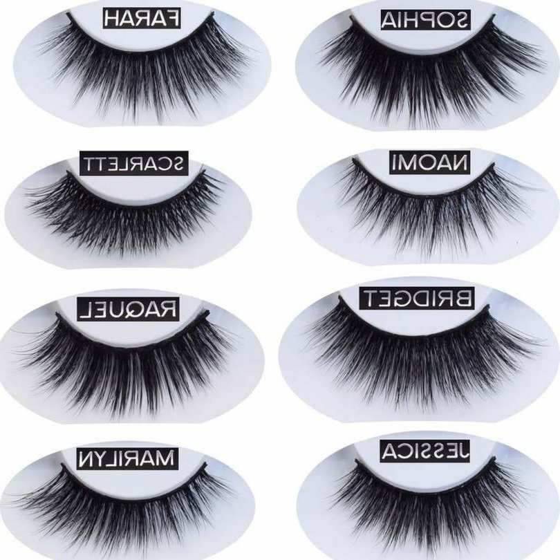 新品Visofree Faux Mink Eyelashes 3D Soft Makeup Eye Lashes H