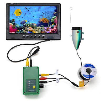 好货9inch Fish Finder Underwater Fishing Camera15pcs Infrare