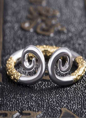 MM新款民族风齐天大圣孙悟空紧箍咒男女情侣开口可调戒指情人节潮