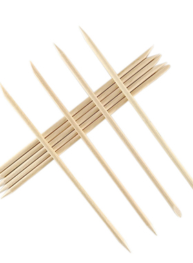 100 pcs/pacote de madeira cutcula empurrador varas 63/75/9