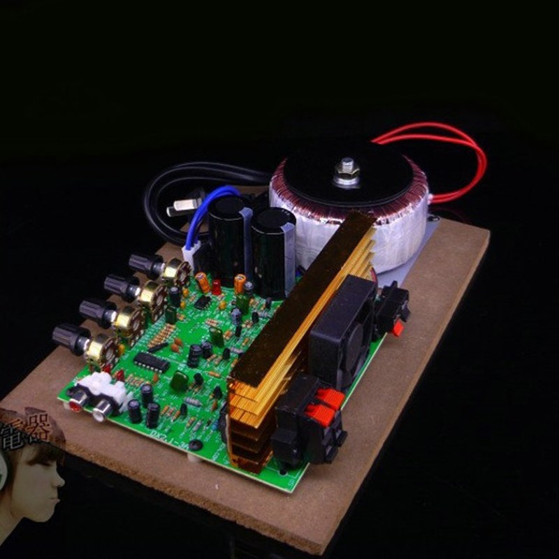 屌丝神器环牛组合重低音套板炮2.1大功率功放板进口拆机对管3声道