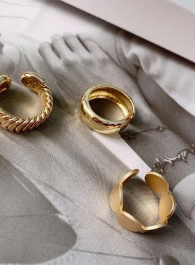 chain ring sense fashion index finger ring womens