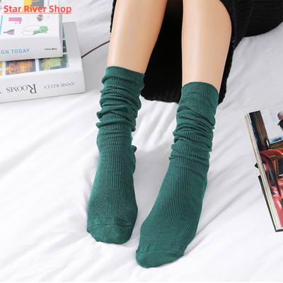 Womens Long Socks Calf Length Knee Length Socks College