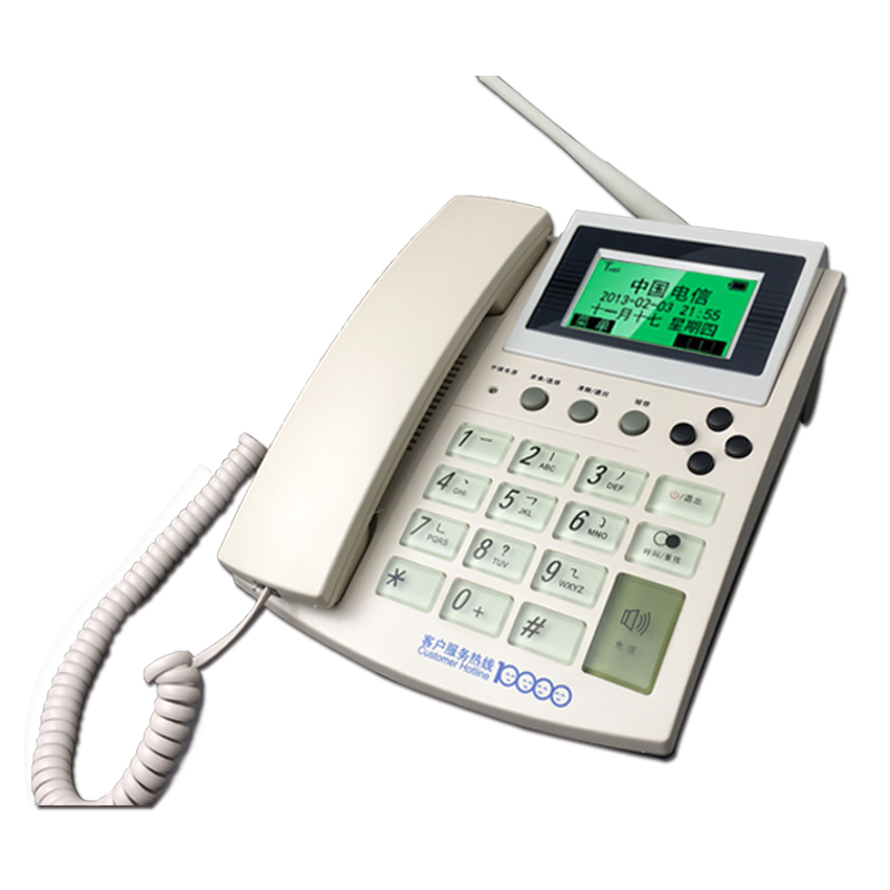科蓝中国电信4G无线座机sim卡有线电话家用办公老人插卡电话机包