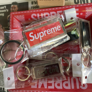 极速潮牌sup20周年太阳能钥匙扣配件13fw flashing汽车挂件件nigo