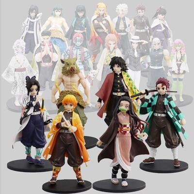 极速1pcs Demon Slayer Anime Figure Kamado Nezuko Kochou Shin