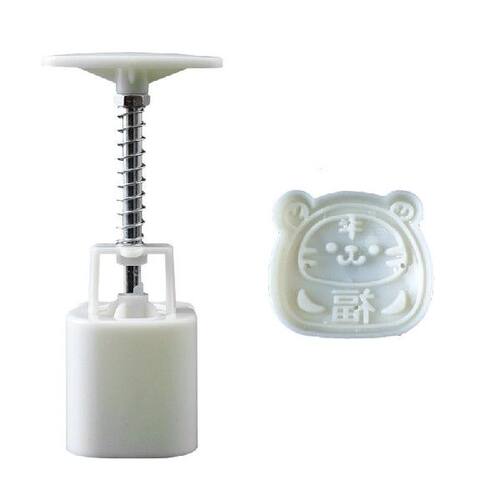 极速P82D 50g Cute Tiger Shape Pastry Moulds Mooncake Molds