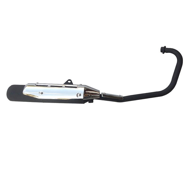 适用重庆建设机车JS125-6B骏风JS125-7C/A骏将菸筒消音器排气管