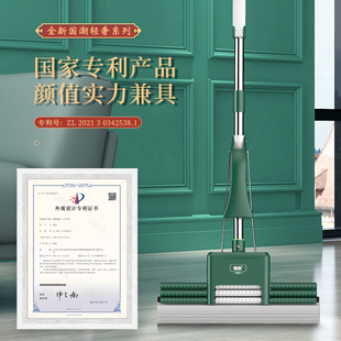 海绵拖把大号吸水家用一拖净免手洗胶棉头不锈钢拖布 易沥2022新款