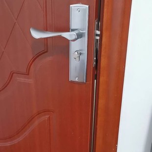 换锁手柄 单舌门锁家用通用型卧室房间室内房门木门锁具门把手老式