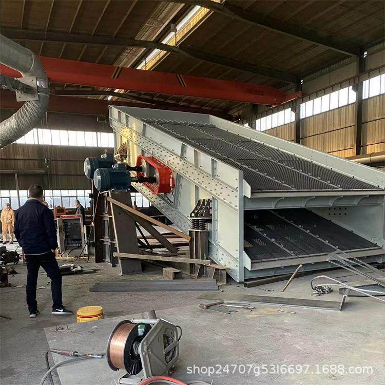 矿用筛机采石场分级设备直线振动筛坡型圆振筛厂家石灰石矿石筛