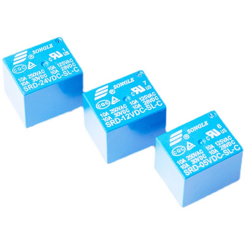 原装松乐SRD5V9V12V18V24V小型继电器一开一闭AC250V10ADC30V10A图片