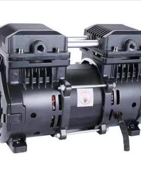 无油空压机220V木工小型高压气泵静音喷漆压缩机泵头打气泵