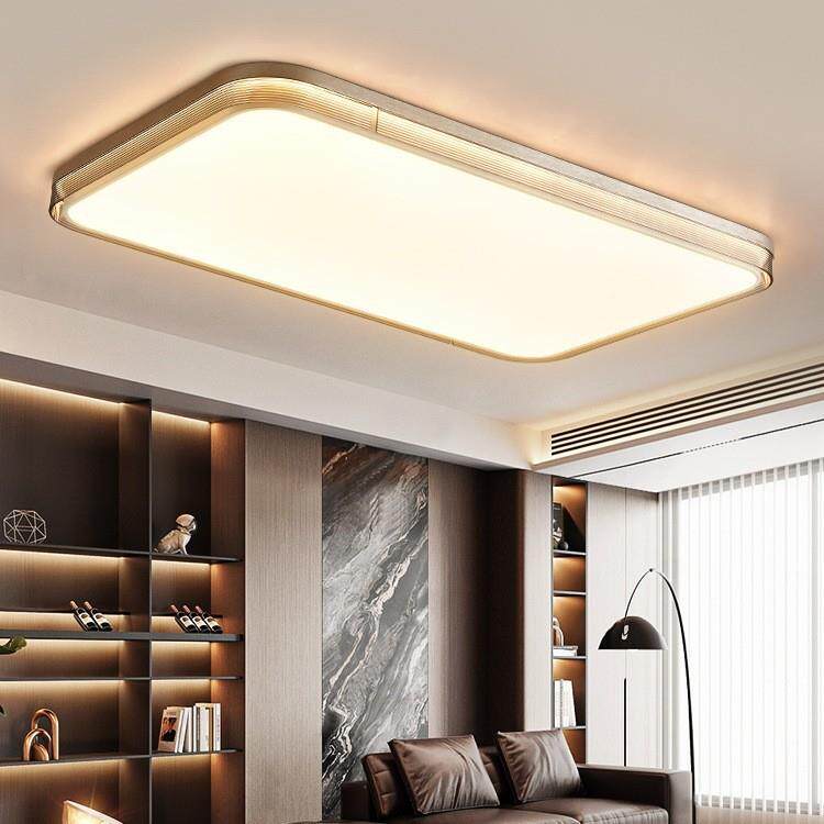 2025新款长方形意式极简客厅吸顶灯现代简约设计师创意轻奢灯具