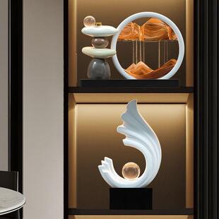 颂因流沙画摆件客厅电视柜酒柜家居装饰品办公室