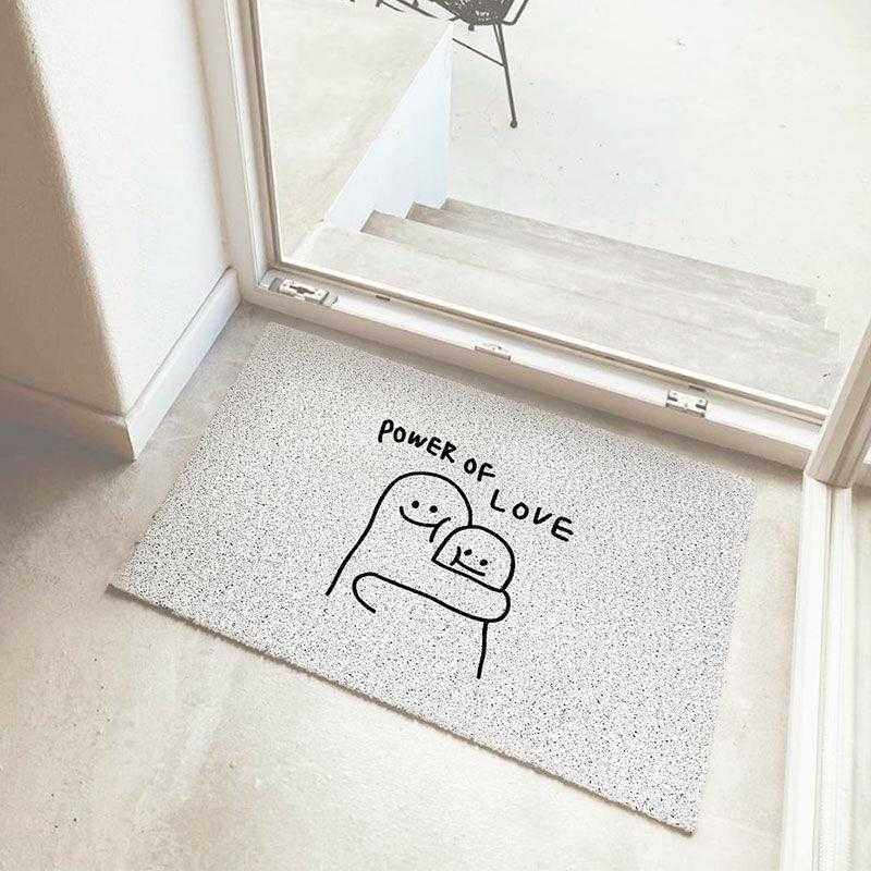线条简笔画进门刮泥除尘PVC丝圈地垫门口玄关防滑脚垫可裁剪地毯,居家布艺,入户地垫,淘宝优惠券,粉丝福利购,淘宝优惠卷
