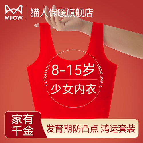 猫人少女文胸本命年内衣内裤套装