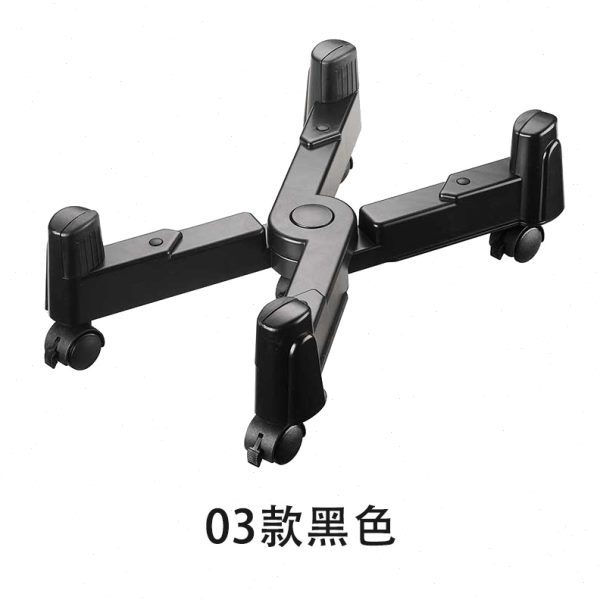 台式电脑主机托架移动滑轮式主机架底座家用主机托散热主机箱托架