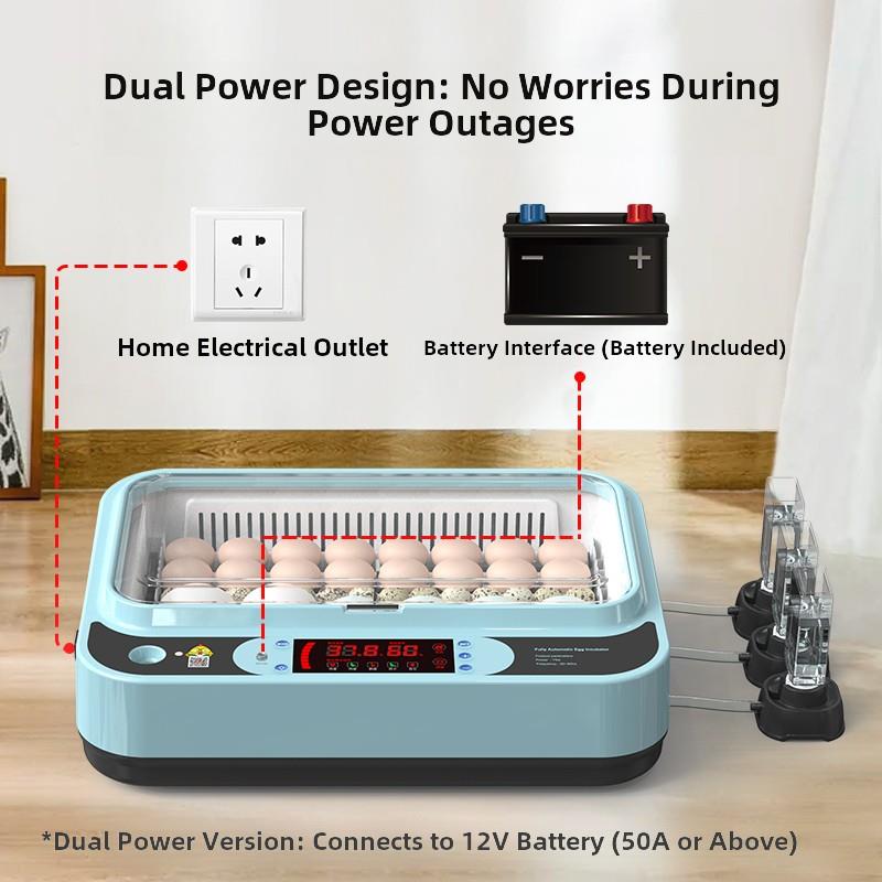 芦丁鸡培养箱小型家用全自动智能培养箱鸡鸭鹅蛋培养箱