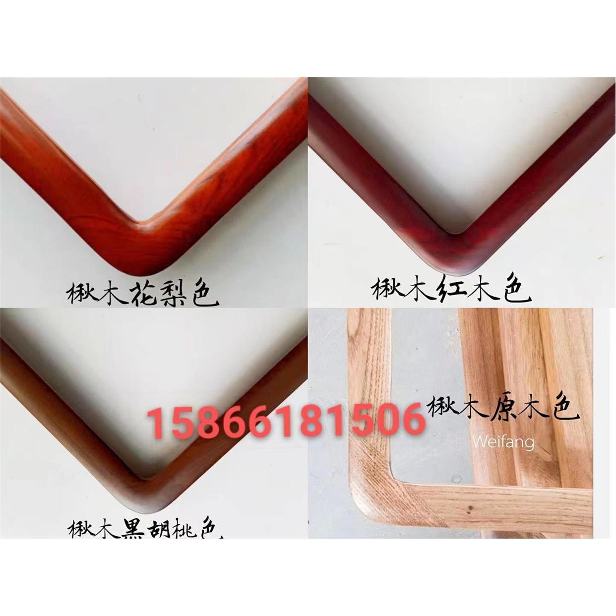 .君顶实木桐木圆角直角装裱国画框松木楸木框条厂家定做定制50*50
