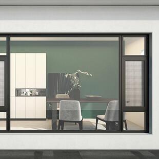 断桥铝门窗封阳台双层玻璃隔音窗德星兰新款2.0铝合金平开窗定制