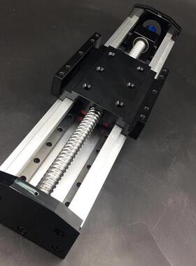 Kbf90全封闭防尘滚珠丝杠直线导轨电动手动模组十字工作台