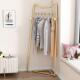 房间墙角落衣架家用挂衣落地卧室网红转角衣帽架拐角贴墙衣服架子