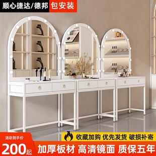 照相馆化妆台带灯彩 彩妆婚纱店专业化妆师专用化妆桌学校美容院