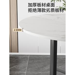餐桌折叠桌小户型家用大圆桌出租房吃饭桌子简易饭桌圆形现代简约