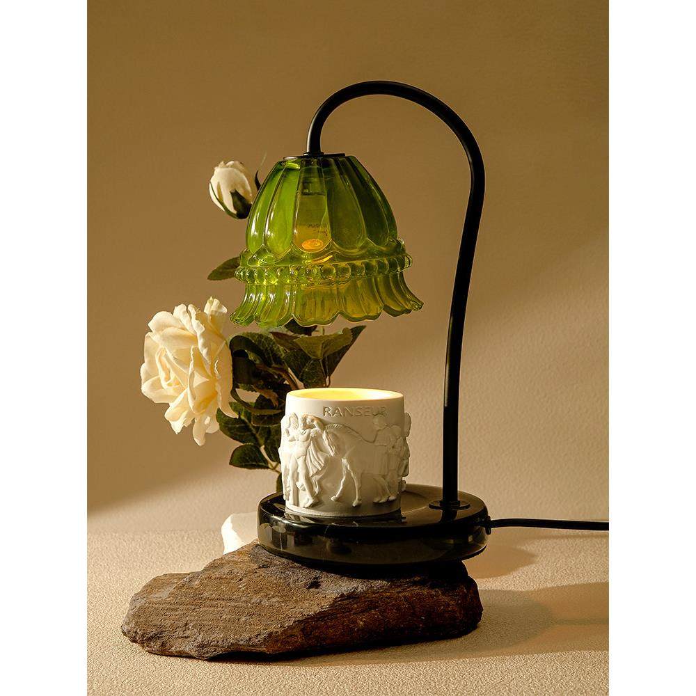 复古铃兰香薰融蜡烛灯台灯床头灯卧室内氛围助眠灯礼物无烟可调温,家居饰品,香薰融蜡灯,淘宝优惠券,粉丝福利购,淘宝优惠卷