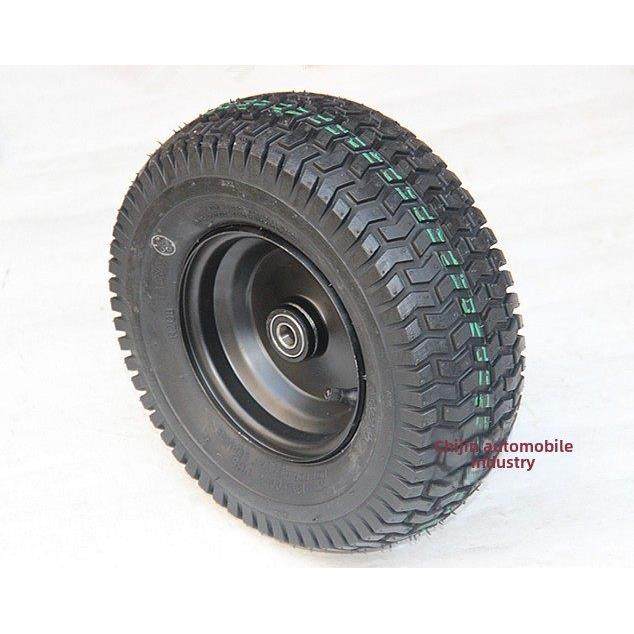 方形四轮电动卡丁车13X 5-6英寸方形真空轮胎6002前轴承轮毂15