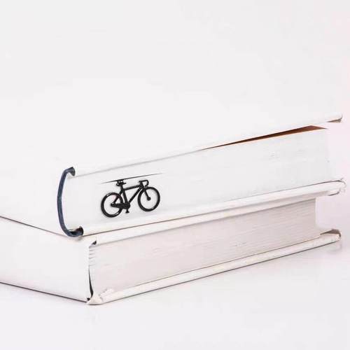 乌克兰Dmitriy高端精美自行车文学金属简单书签文化创意灵感创意
